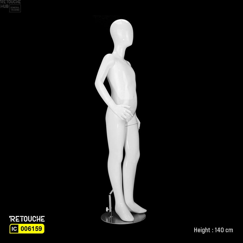 Children mannequin, Egg face mannequin, White glossy mannequin
Mannequin for 9–10 years old, Kids clothing display
Retail display mannequin, 138 cm tall mannequin, Lightweight children mannequin, Store-ready mannequin, Durable kids mannequin, Children mannequin, Egg face mannequin, White glossy mannequin, Mannequin for 9-10 years old, Kids fashion display, Durable child mannequin
Lightweight mannequin, Visual merchandising mannequin
Retail display mannequin, Mannequin 140 cm
