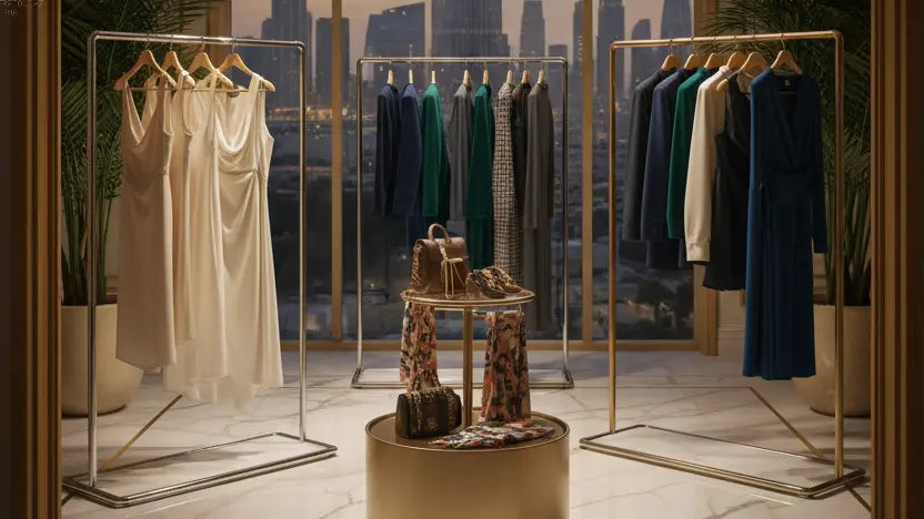 How to Choose the Right Clothes Rack Stand for Your Store in the UAE Retouche Hub General Trading LLC®