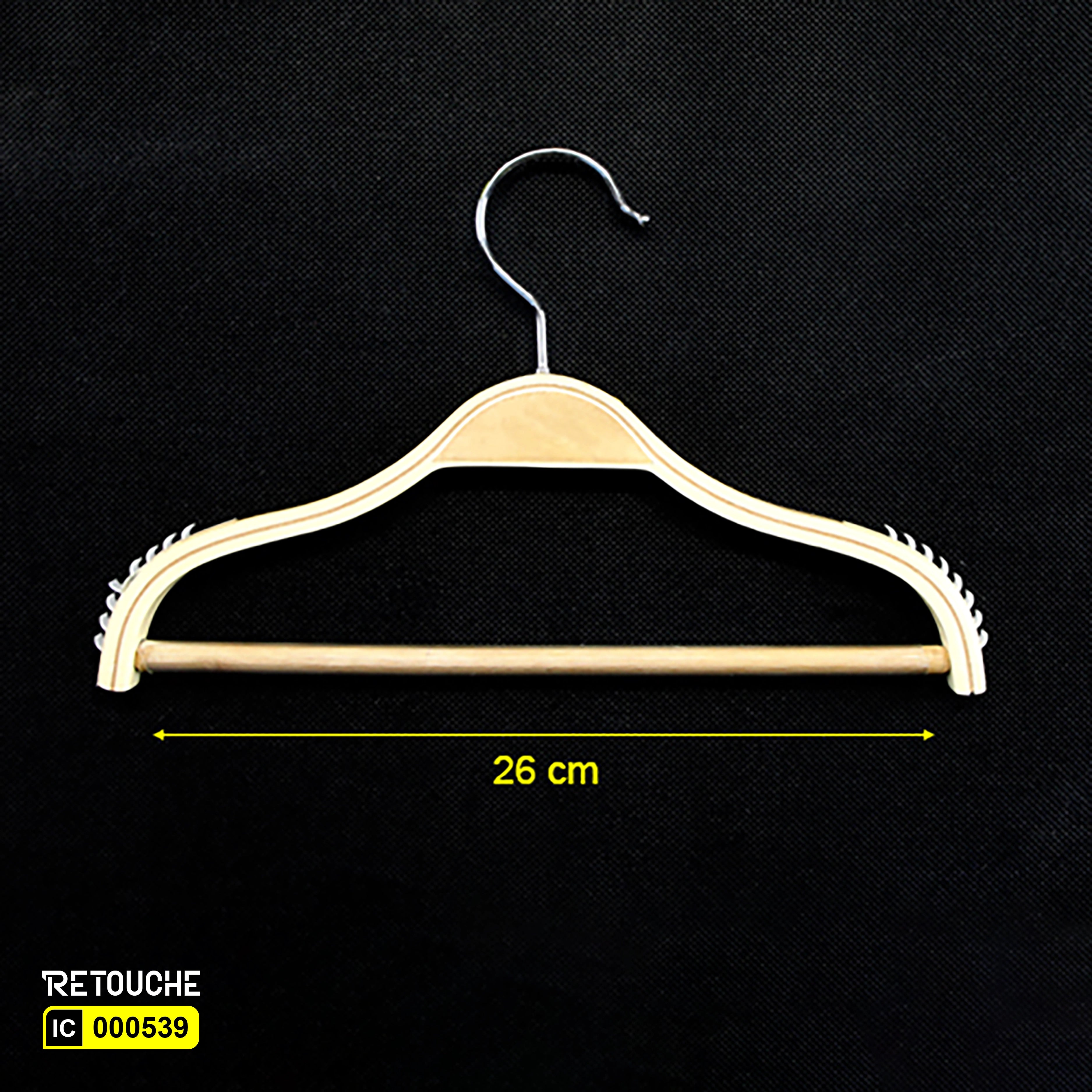 Kids Veneer Hanger with Bar 26cm
