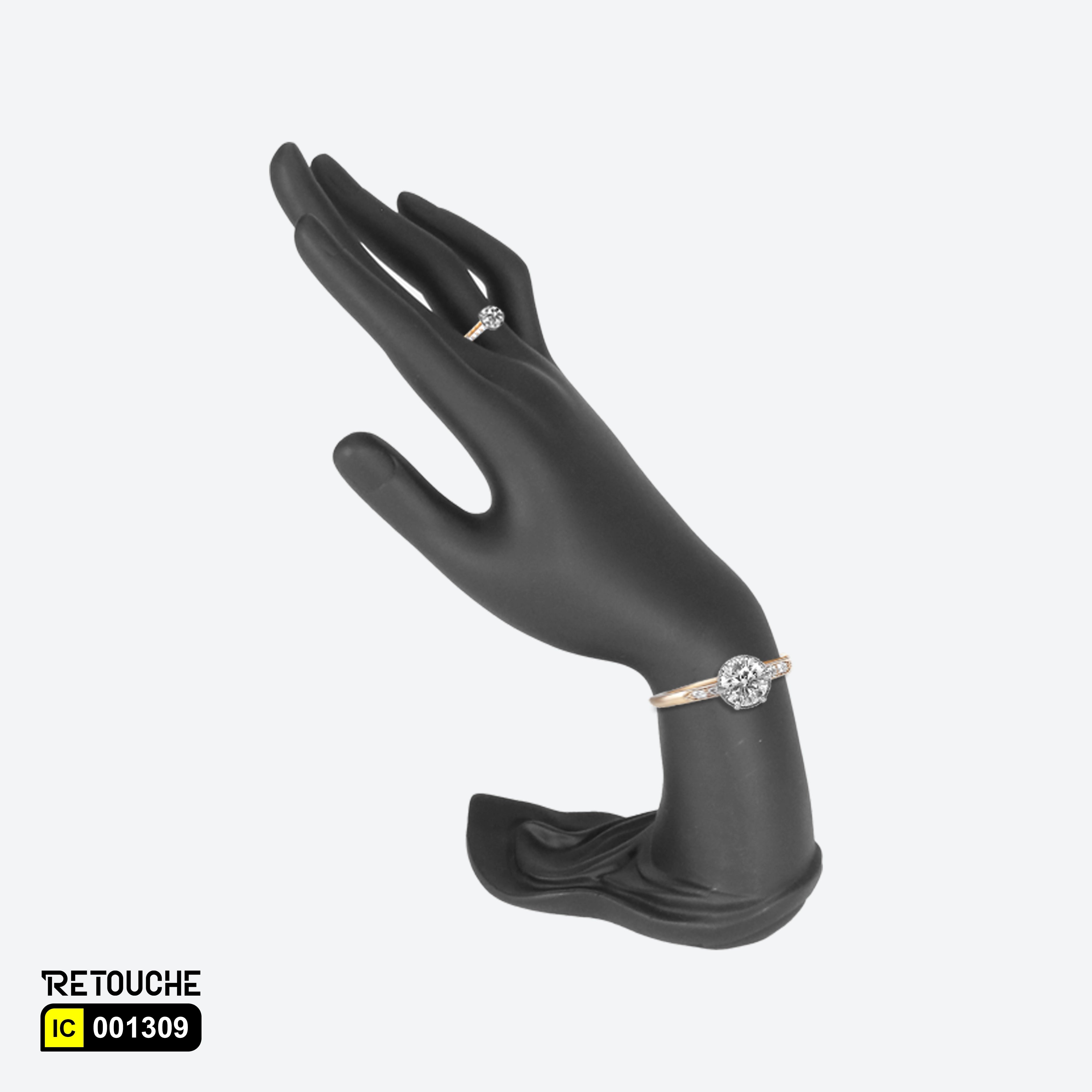 Female Mannequin Hand Jewelry Display, Black Color