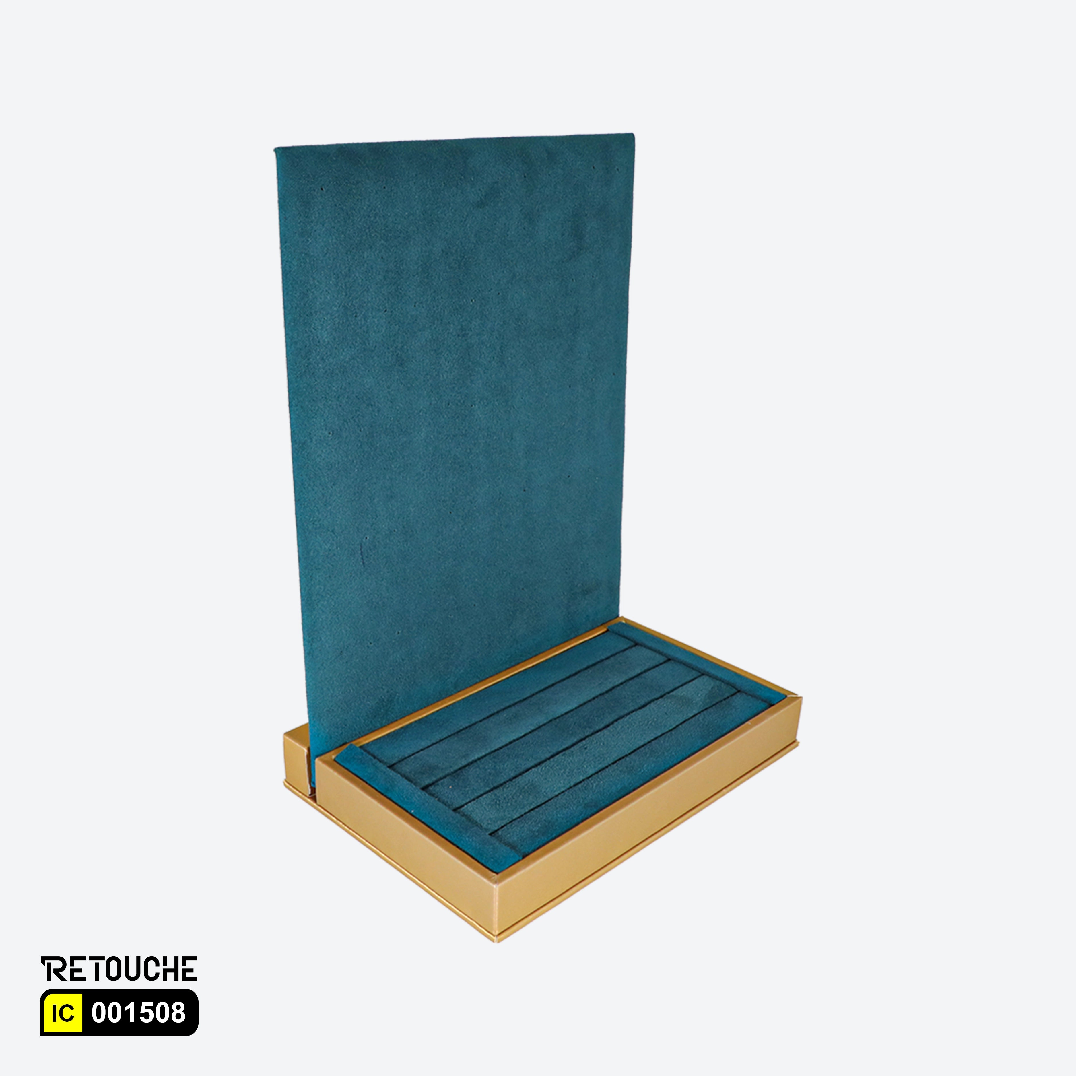 Jewelry Display Stand, Green Velvet