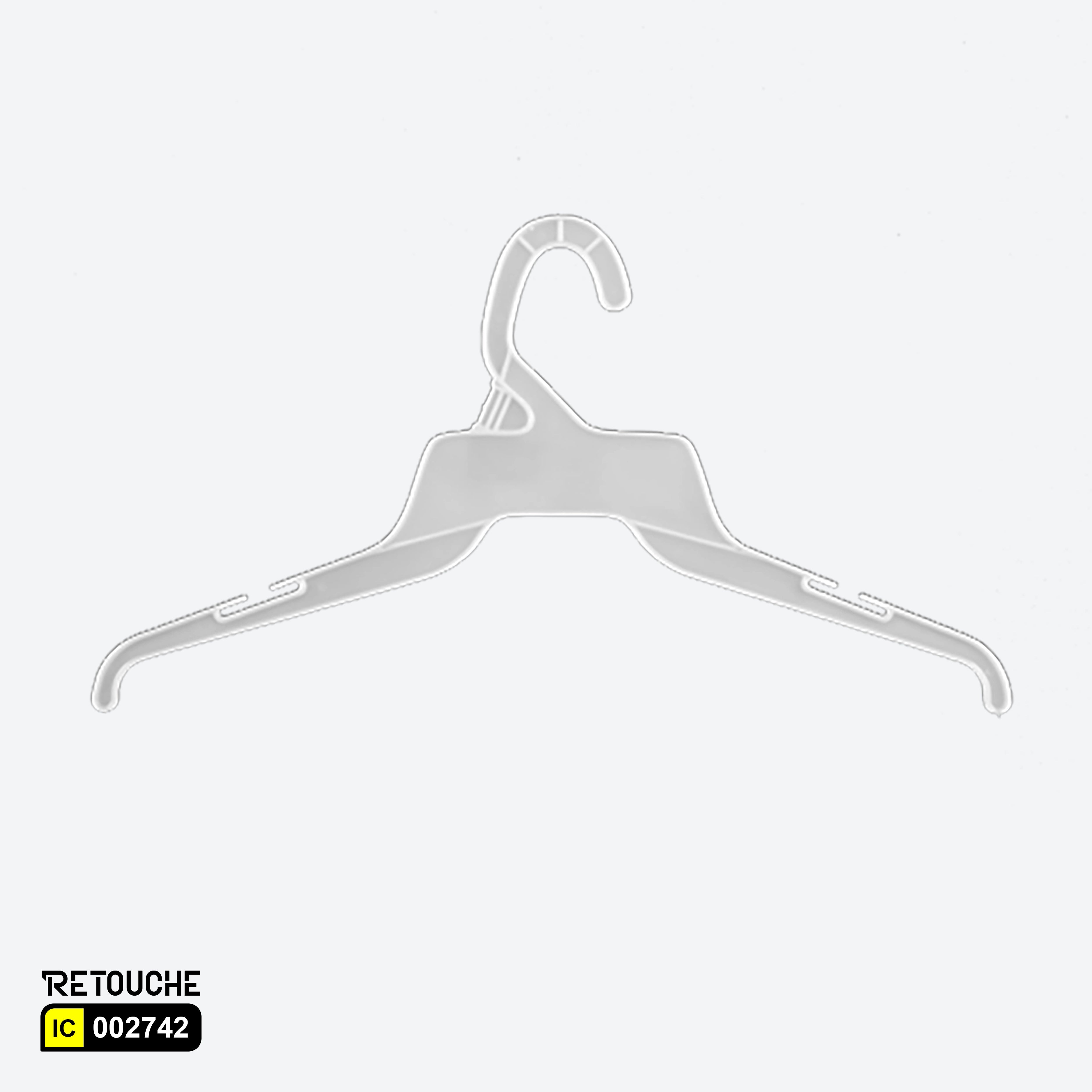 Garment Plastic Clothes Hangers (RG-02/C-White)