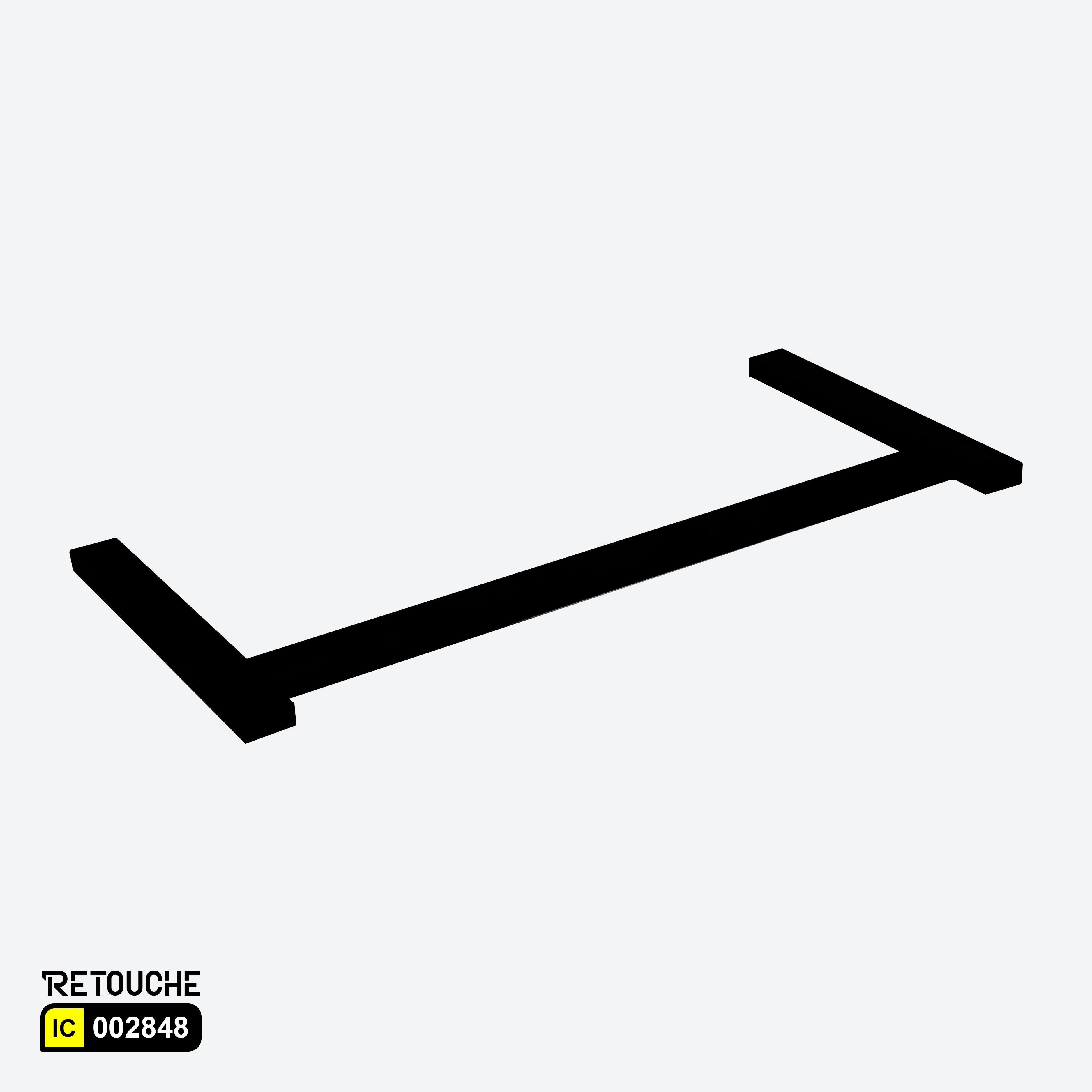 Base For Rectangular Upright 30mmx60mm Length 1m