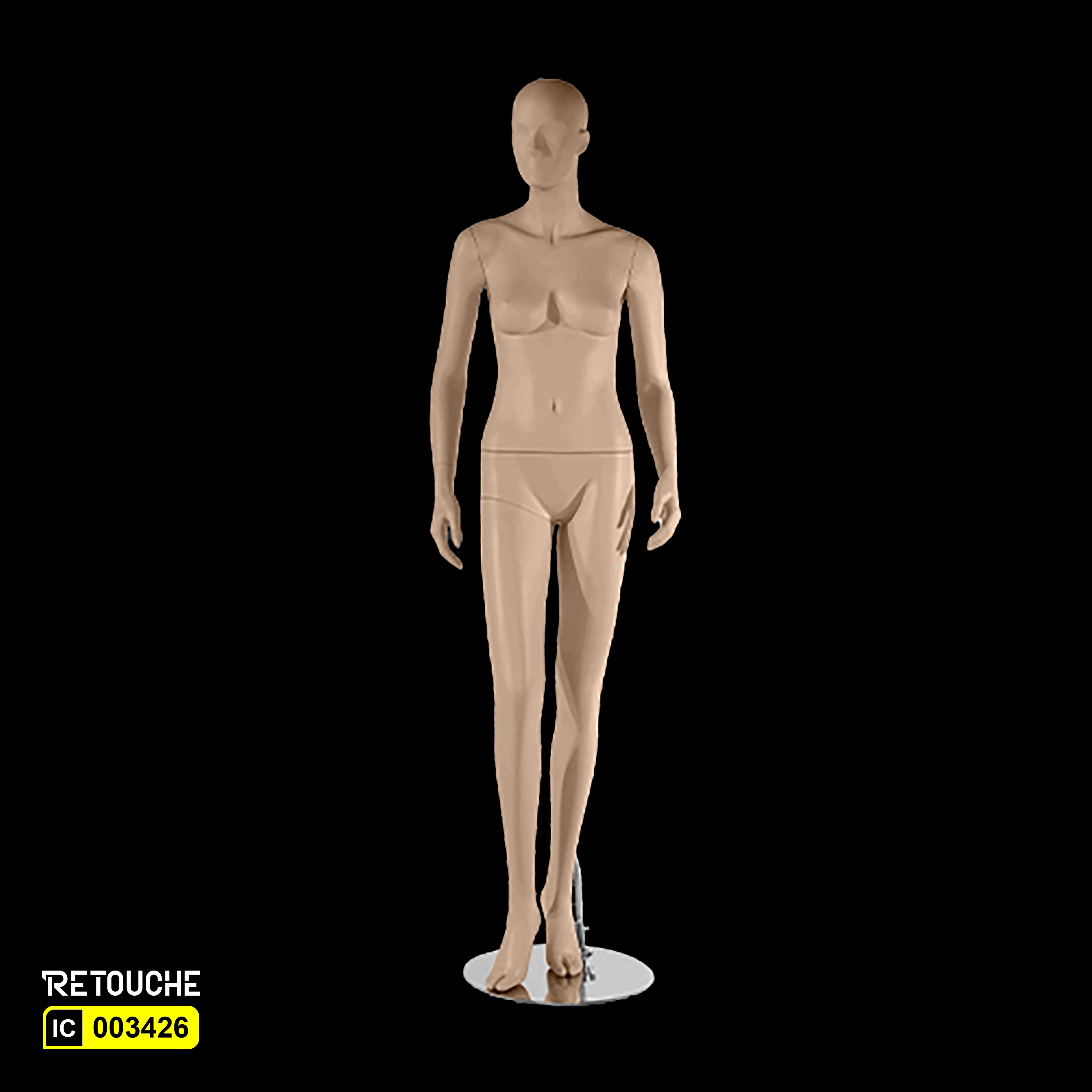 Female Mannequin, Abstract Face (Jlnaf4-06/C62)