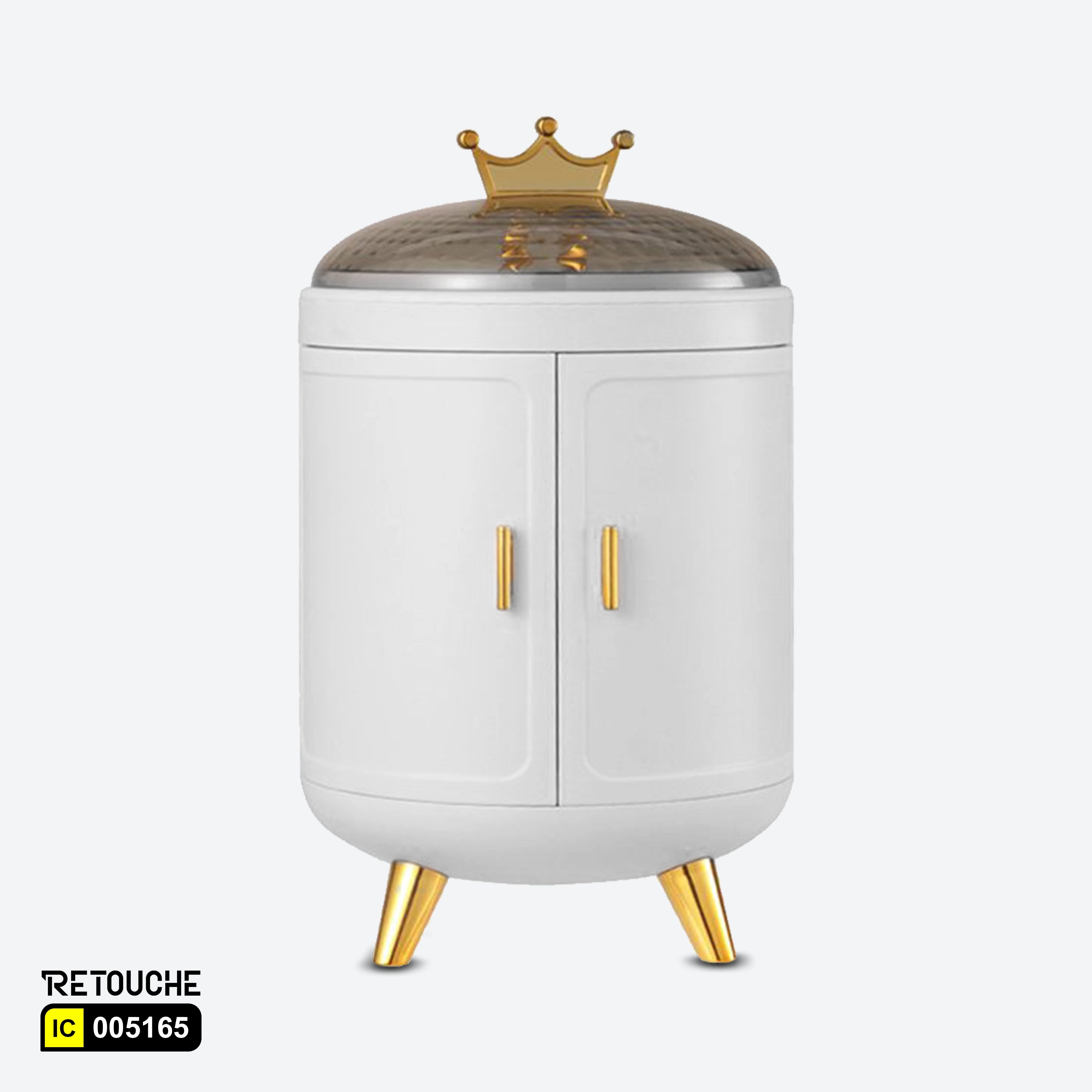 This Accessories Storage Cabinet is designed to provide a convenient and organized storage solution for smaller items such as jewelry, makeup, and accessories.
With specific compartments and shelves, it maximizes space and saves time searching for items.
Keep your space clutter-free and your belongings easily accessible with this functional storage cabinet.