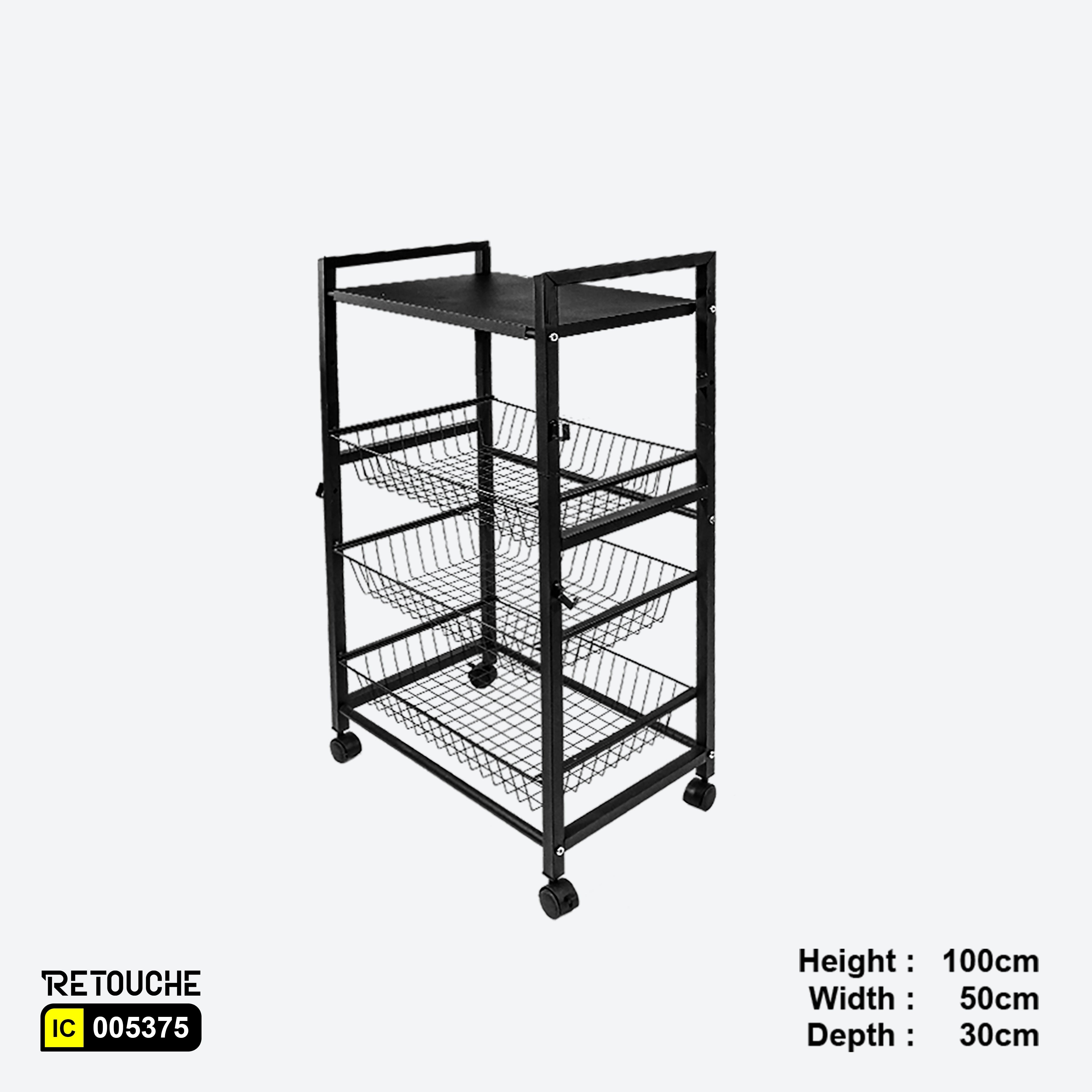 Multi-purpose Metal Rack Trolley