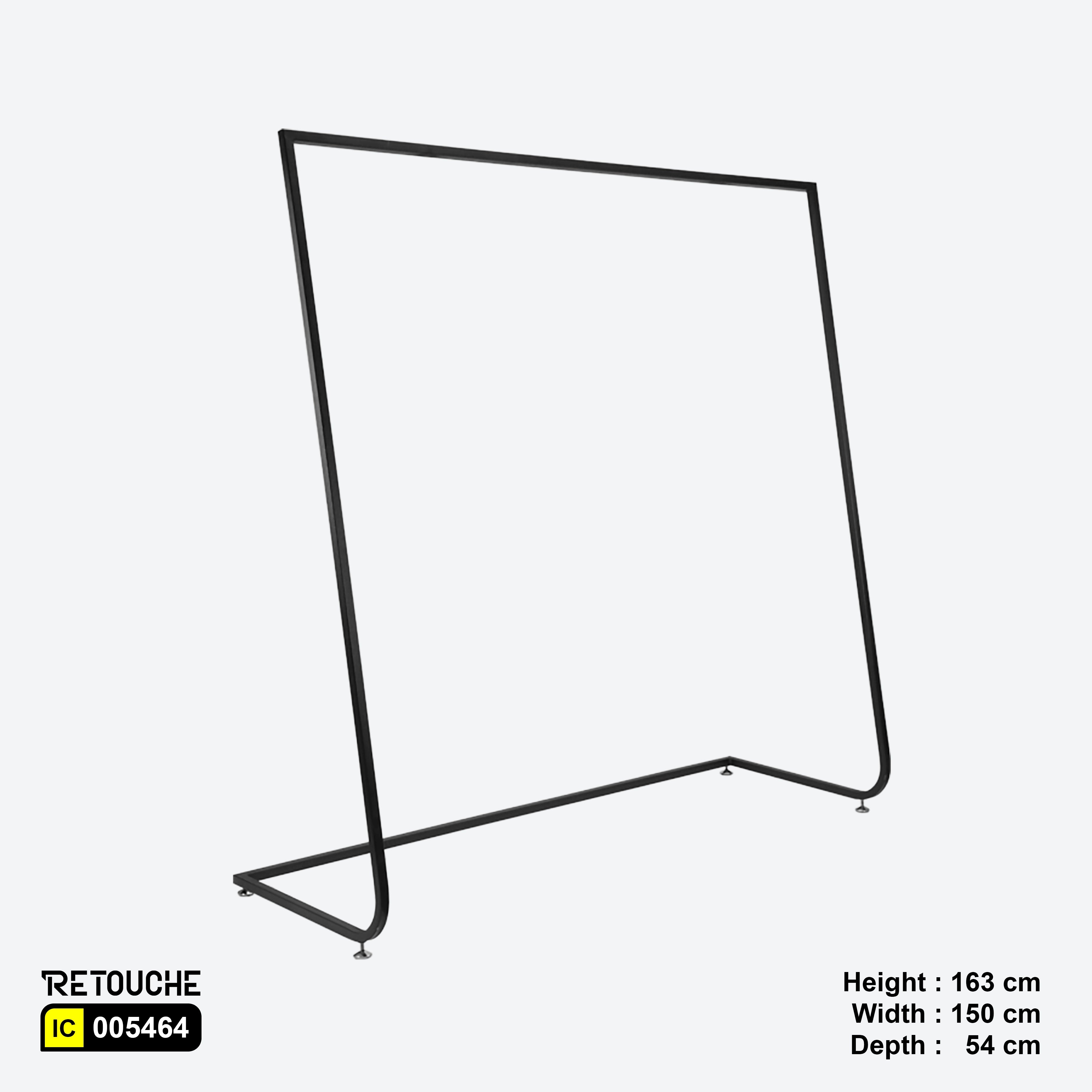 Metal Clothes Rack Stand, Black Color