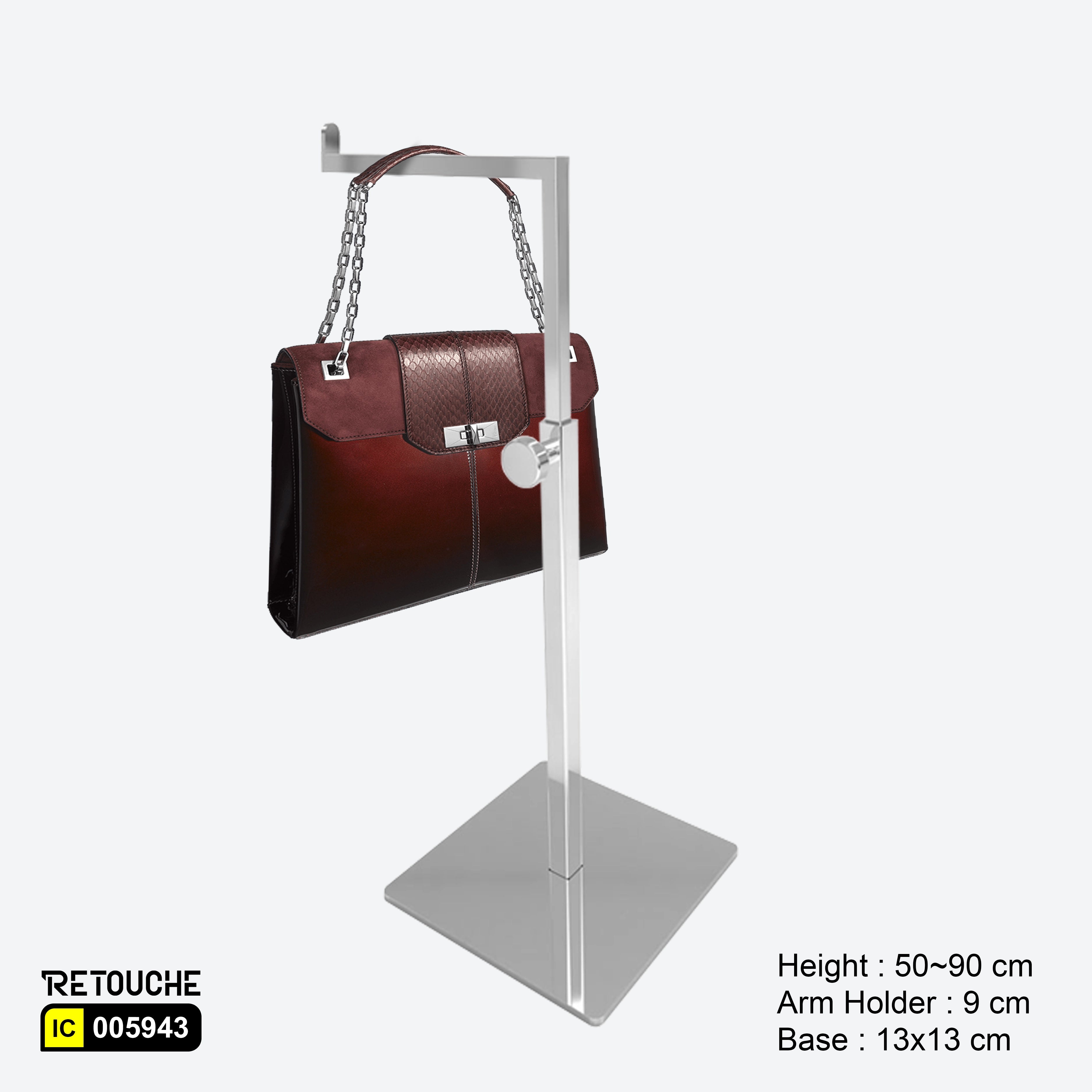 Display Stand, L-Shaped, Single Hook Holder,for Hand Bag & Necklace