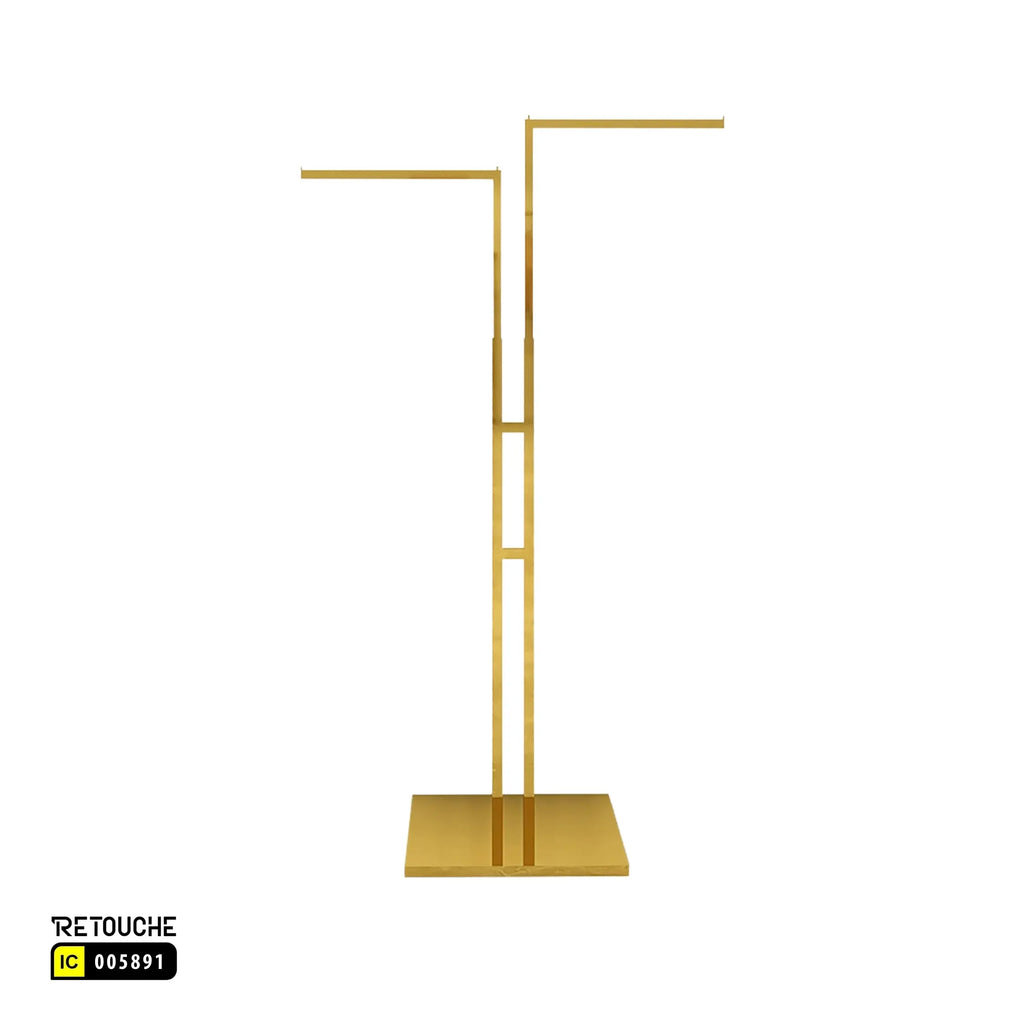 2-Way Clothes Rack Stand with Straight Arms Retouche Hub General Trading L.L.C