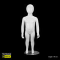 89 cm Egg-Face Toddler Mannequin - White Glossy Finish Children Mannequin