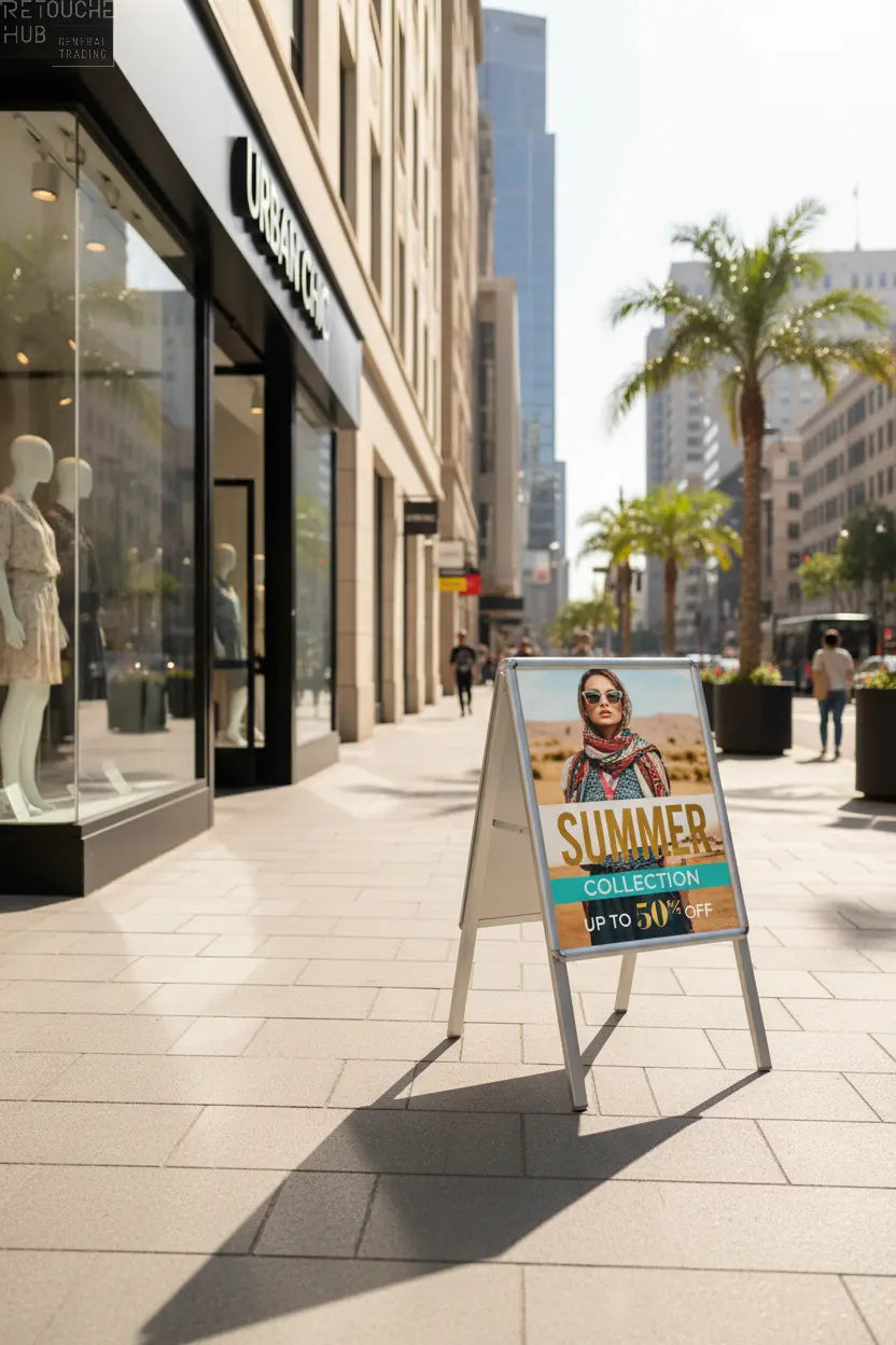A2 Metal A-Board lifestyle