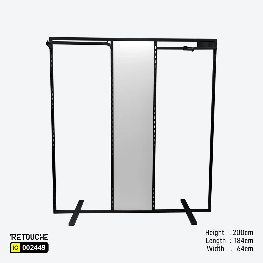 Black Stand With Mirror