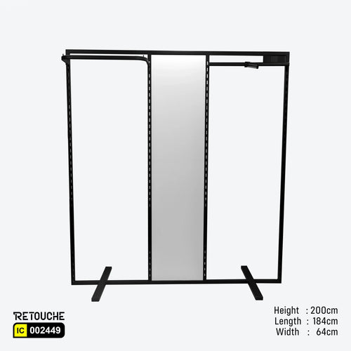 Black Stand With Mirror