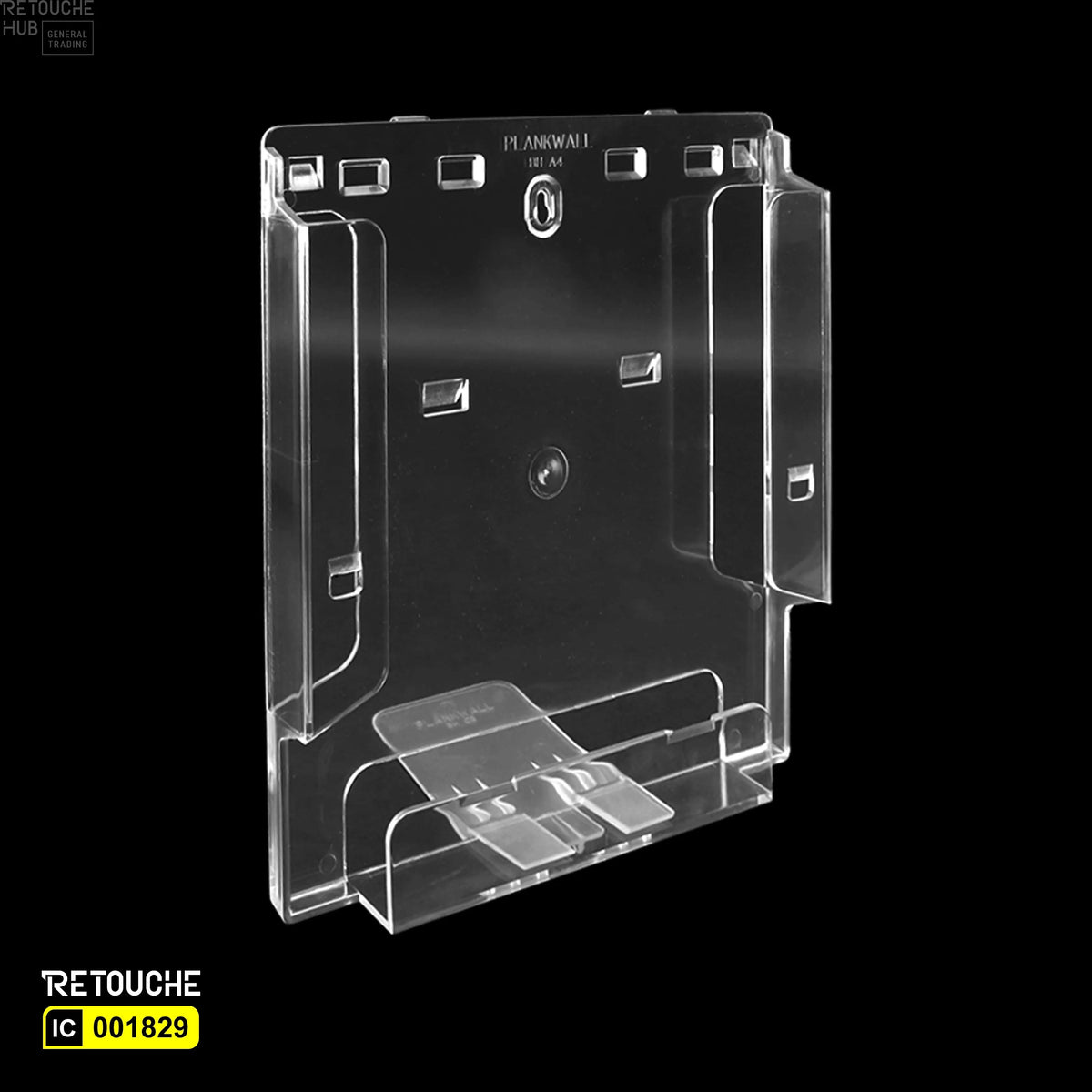 Brochure Holder, Clear Plastic, Wall Mounted or on Countertop ...