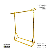 Clothes Hanging  Stand | Gold Metal | Modern & Durable Retouche Hub General Trading L.L.C
