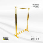 Clothes Hanging Stand | Gold Metal | Modern & Durable Retouche Hub General Trading L.L.C
