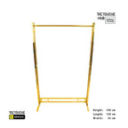 Clothes Hanging Stand | Gold Metal | Modern & Durable Retouche Hub General Trading L.L.C