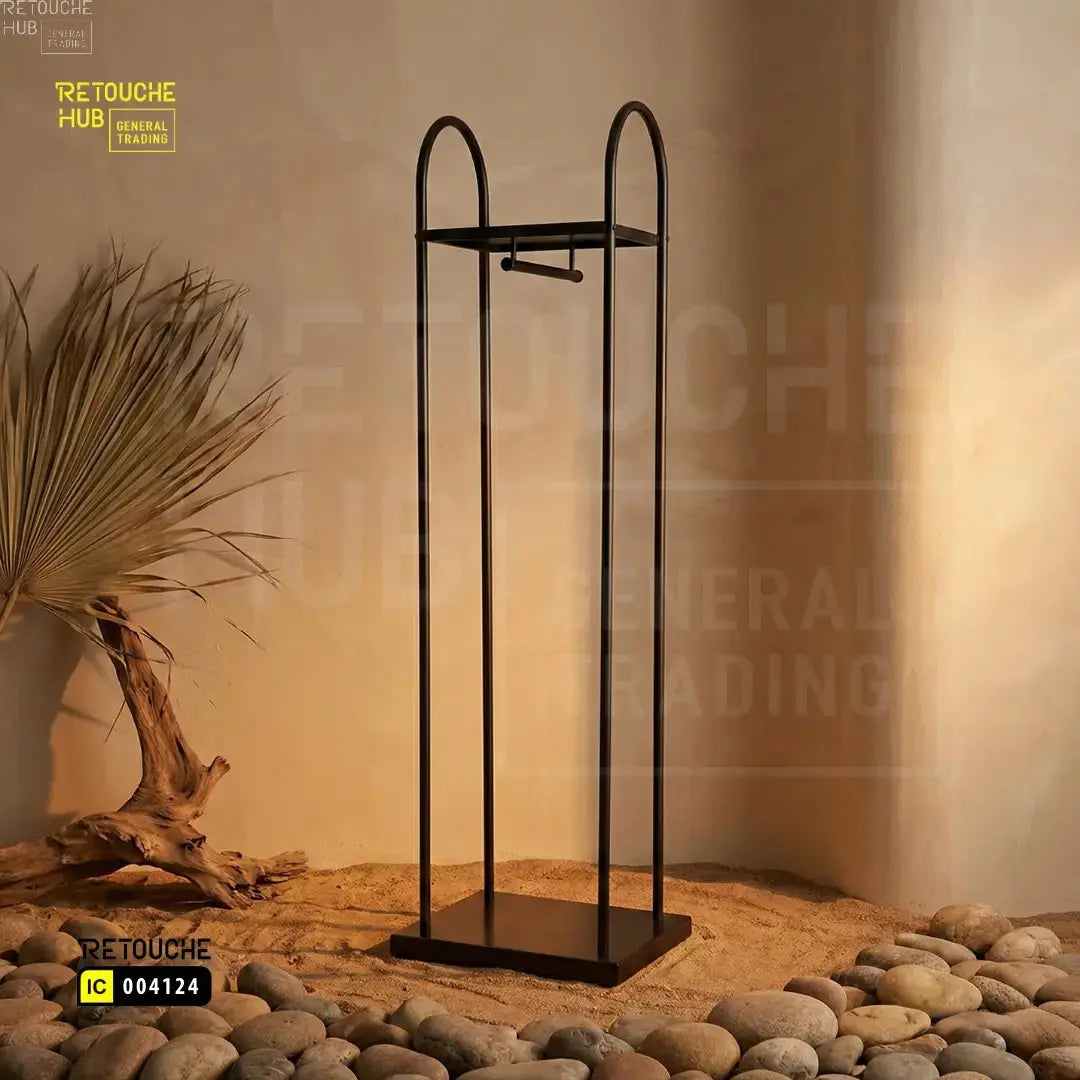 Clothing Display Stand With Top Shelf Retouche Hub General Trading L.L.C