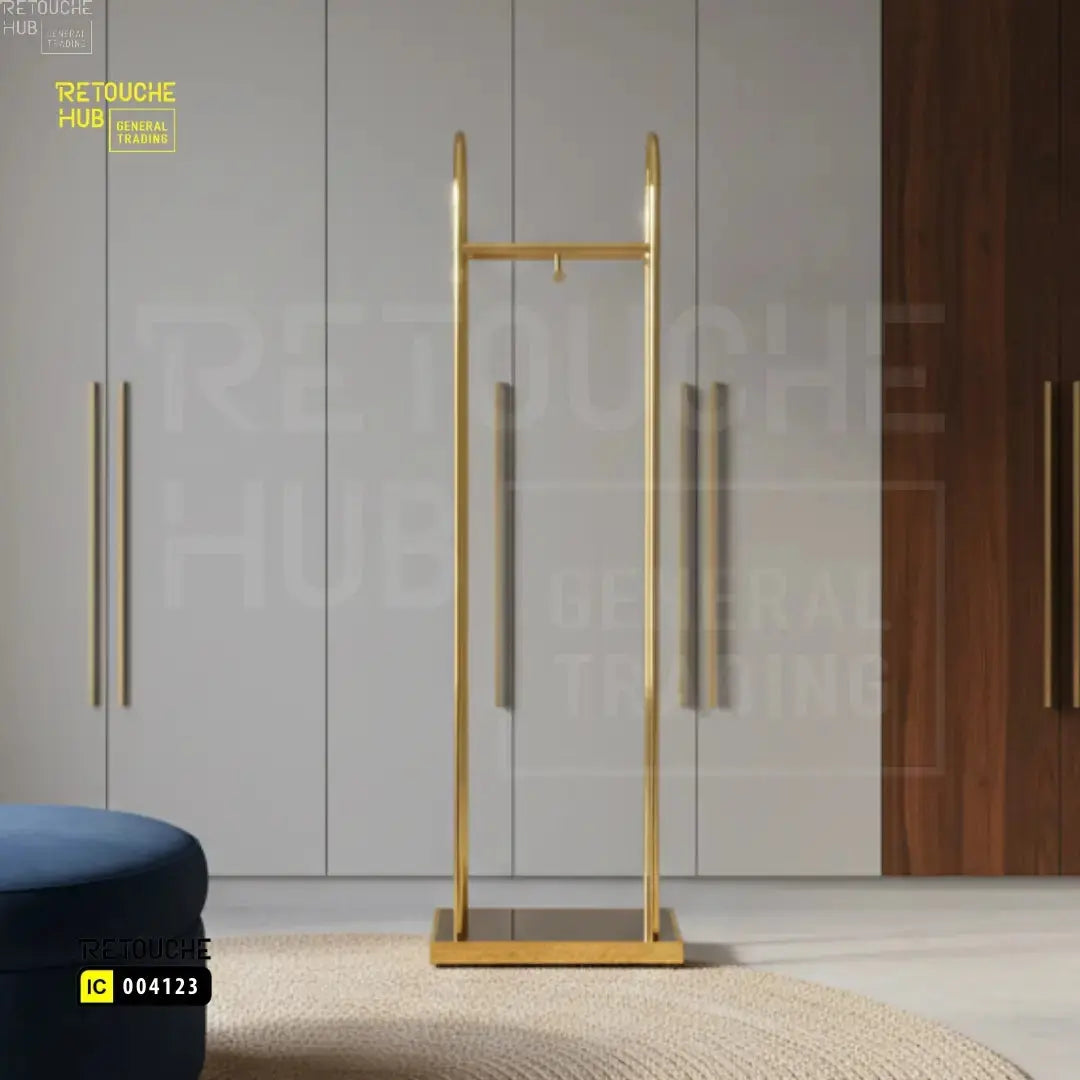 Clothing Display Stand With Top Shelf Retouche Hub General Trading L.L.C