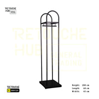 Clothing Display Stand With Top Shelf Retouche Hub General Trading L.L.C