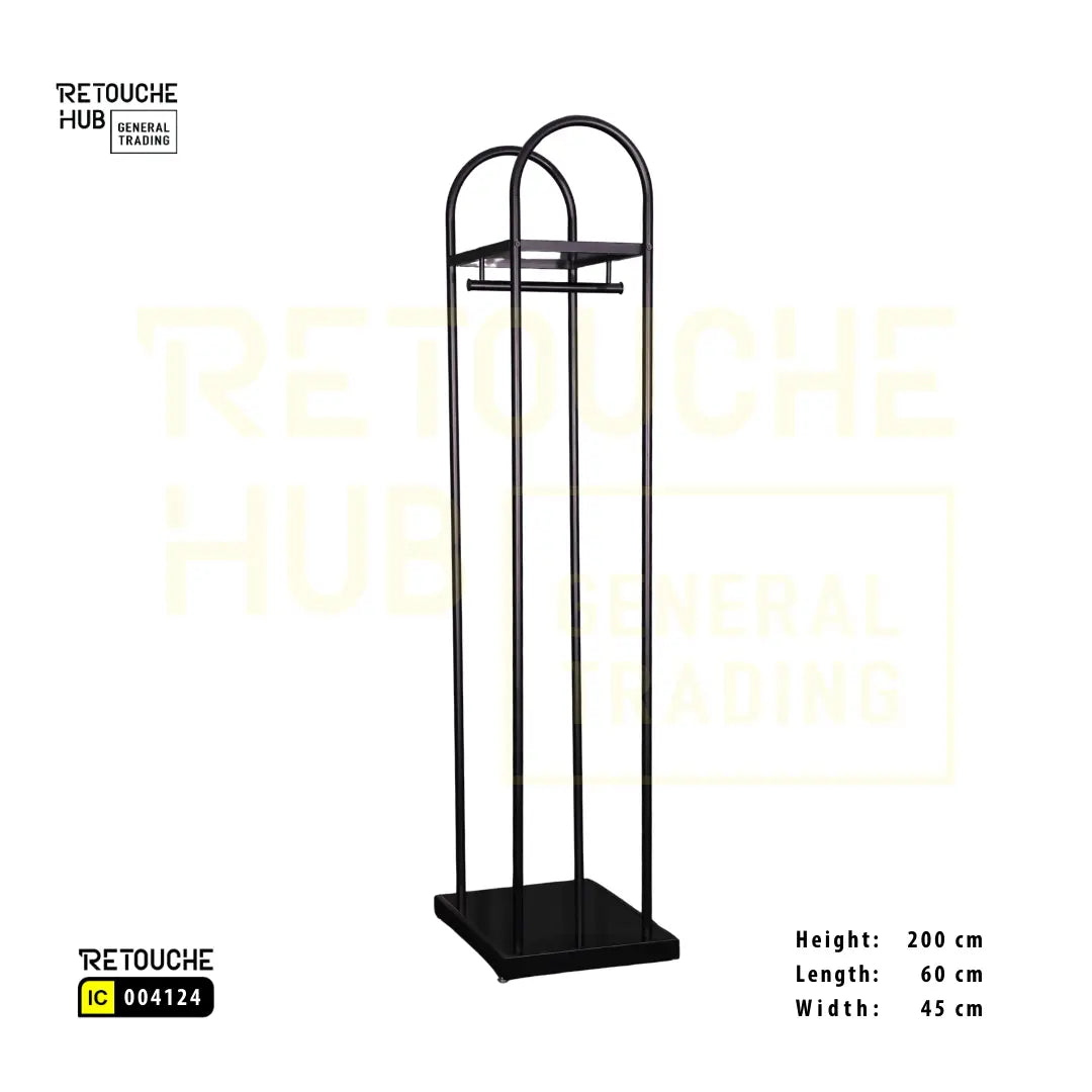 Clothing Display Stand With Top Shelf Retouche Hub General Trading L.L.C