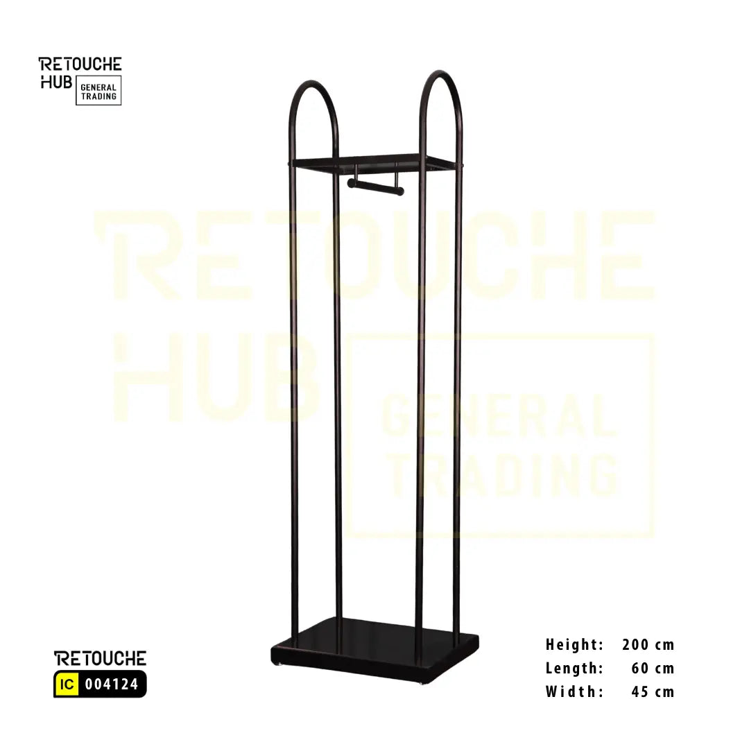 Clothing Display Stand With Top Shelf Retouche Hub General Trading L.L.C