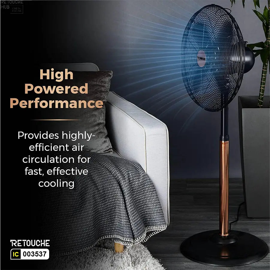 16-inch stand fan, remote control fan, adjustable height fan
oscillating floor fan, 3-speed cooling fan, energy-efficient floor fan
quiet stand fan for home, cooling fan with timer, multi-mode fan settings, durable metal blade fan