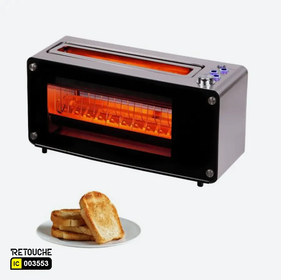 long slot toaster, glass window toaster, automatic bread toaster
toaster with crumb tray, 2-slice toaster with glass
stainless steel toaster, toaster for bagels and bread, adjustable browning toaster, modern design toaster, easy-to-clean kitchen toaster