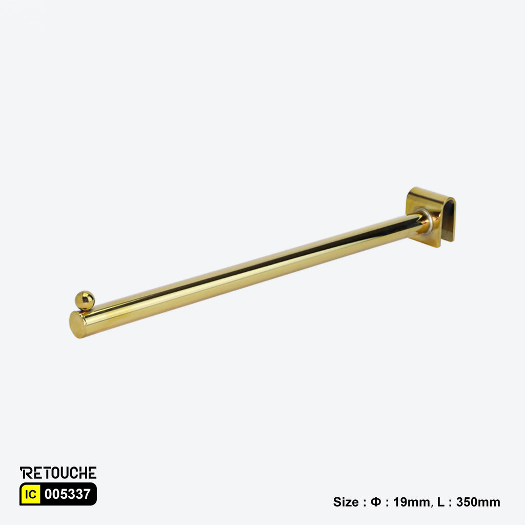 Display Hook for Oval Crossbar, with Bead, Metal Oval Tube & Accessories