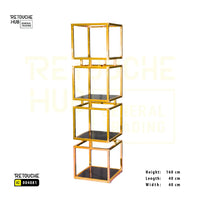 Display Shelving Stand | 4-Tier Retouche Hub General Trading L.L.C