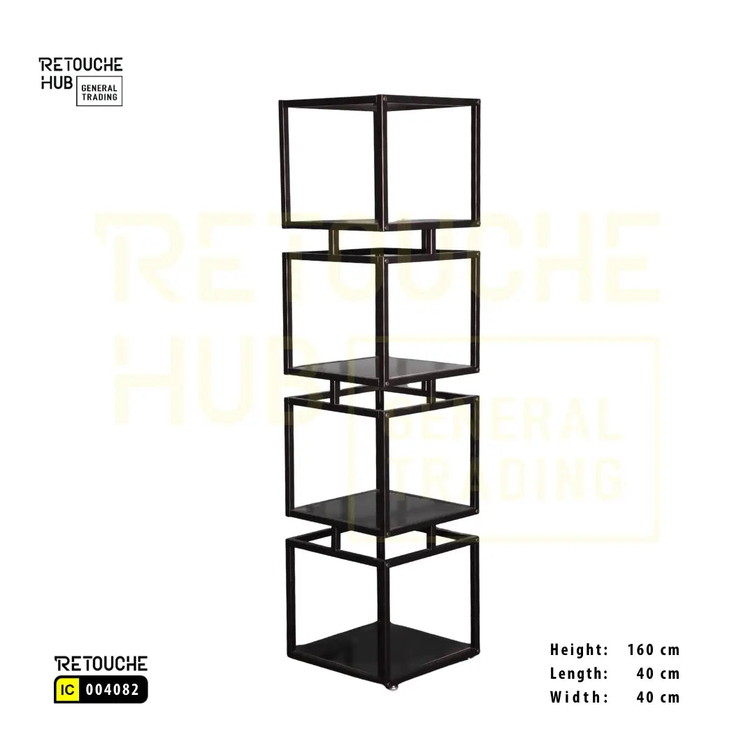 Display Shelving Stand | 4-Tier Retouche Hub General Trading L.L.C