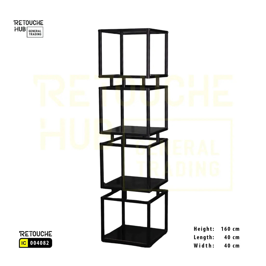 Display Shelving Stand | 4-Tier Retouche Hub General Trading L.L.C