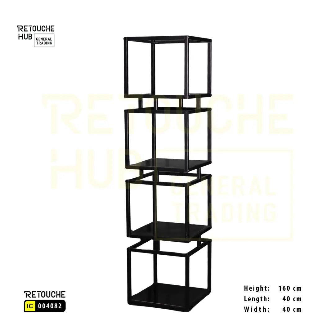 Display Shelving Stand | 4-Tier Retouche Hub General Trading L.L.C
