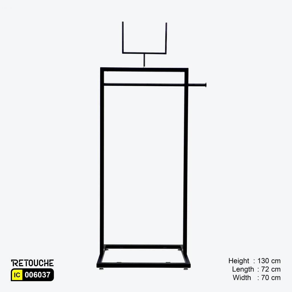 Display Table (Only Metal Parts) Emb Black Clothes Stands