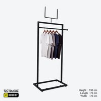 Display Table (Only Metal Parts) Emb Black Clothes Stands