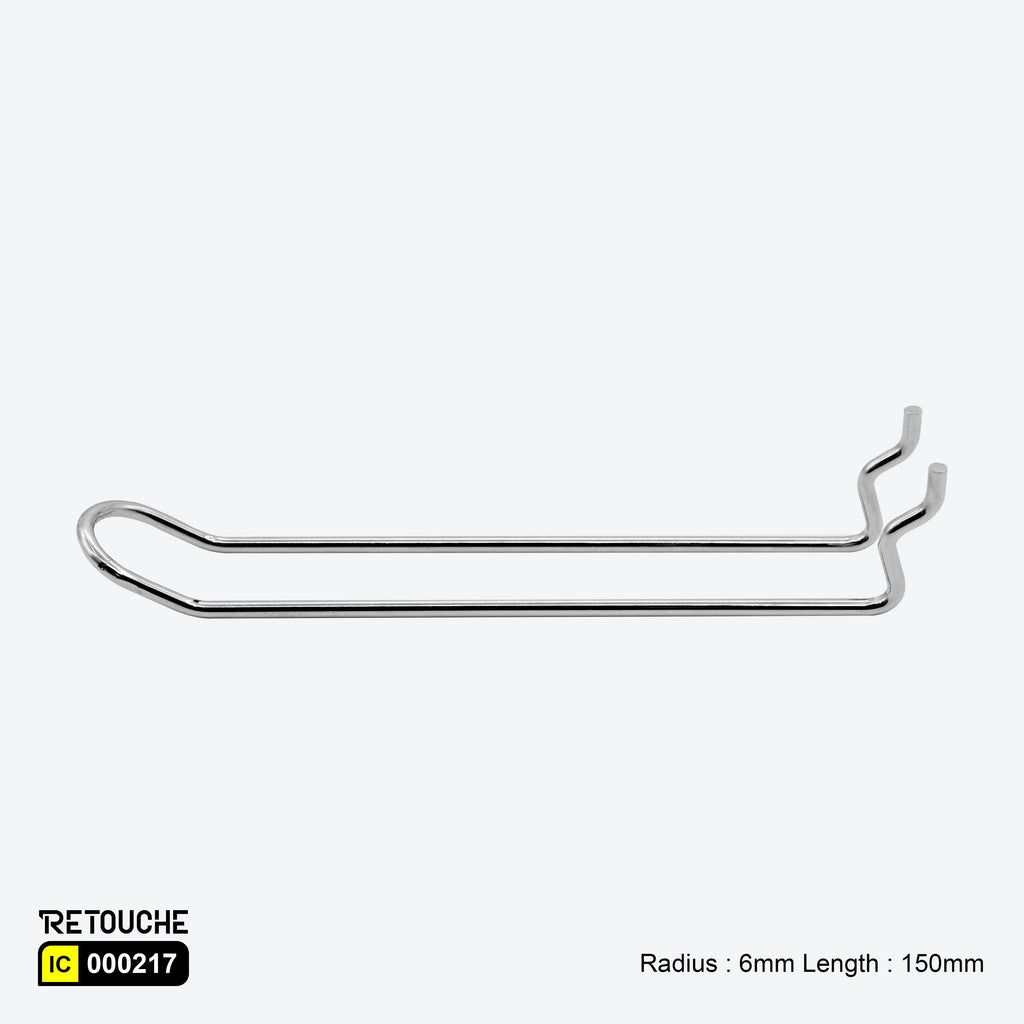 Key Rack Chrome Double Key Holder 4.0mmx6” Chrome - Retouche Hub General Trading LLC®