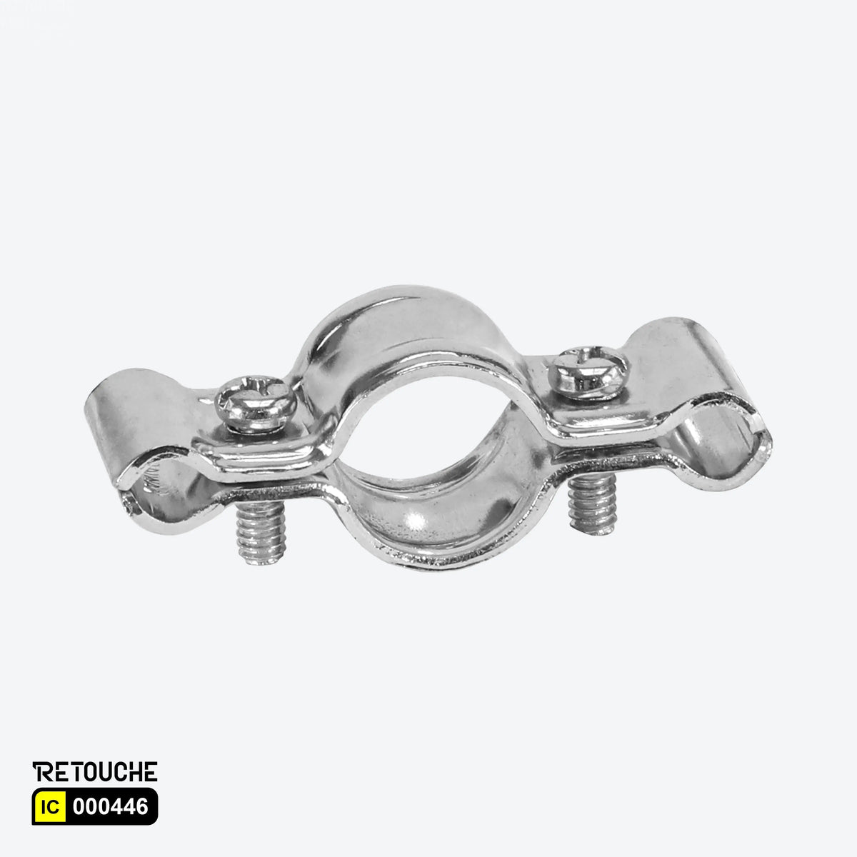Gridwall panel connector, Chrome finish connector
Metal gridwall fixture, Secure gridwall connection
Round tube gridwall connector, Chrome metal connector
Durable display fixture, Easy-to-install gridwall accessory
Strong gridwall panel support, Gridwall leg attachment connector