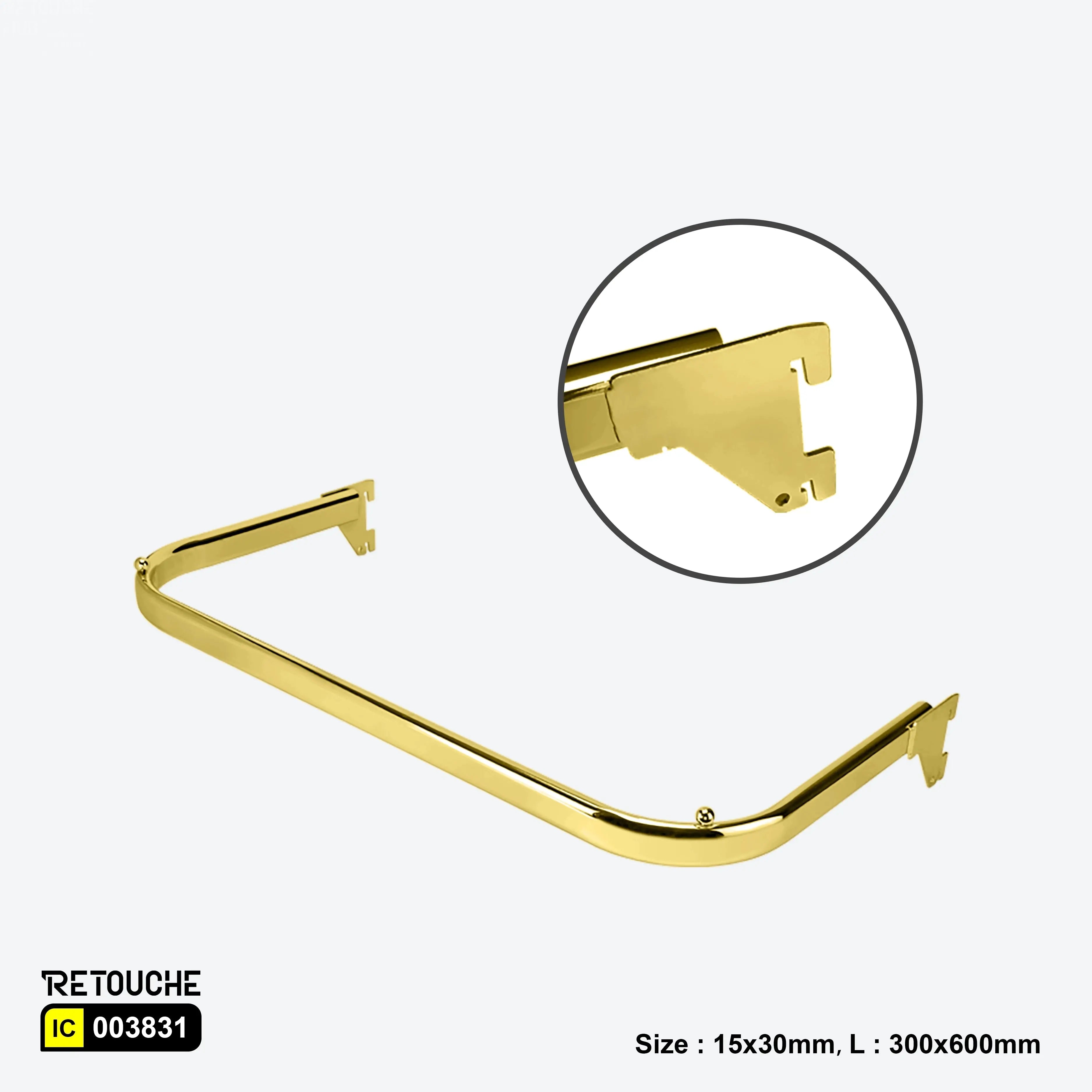 U-Shaped tube bar, Oval tube bar, Upright display system, Metal tube bar, Golden tube bar, Jewelry display bar, Accessories display, Retail display systems, Display bar with beads
Stylish display solutions