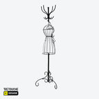Female Decorative Wire Mannequin Stand - Retouche Hub General Trading LLC®