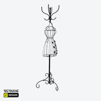 Female Decorative Wire Mannequin Stand - Retouche Hub General Trading LLC®