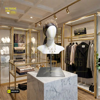 Female Head Display Mannequin with Stand Retouche Hub General Trading L.L.C