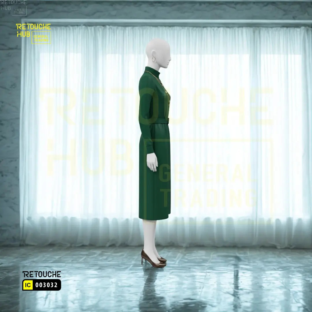 Female Mannequin | Straight Pose | Egg Face Retouche Hub General Trading L.L.C