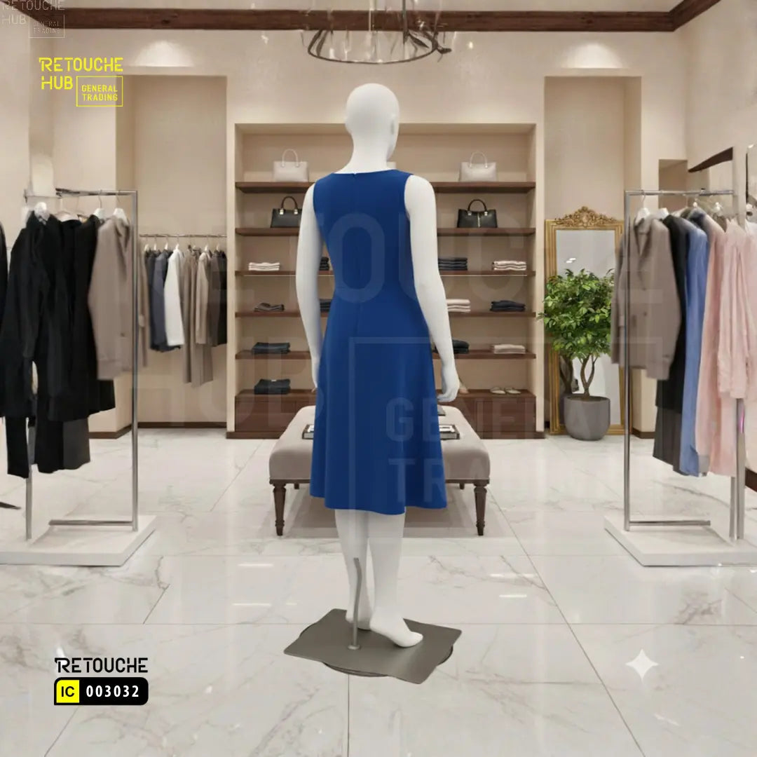 Female Mannequin | Straight Pose | Egg Face Retouche Hub General Trading L.L.C