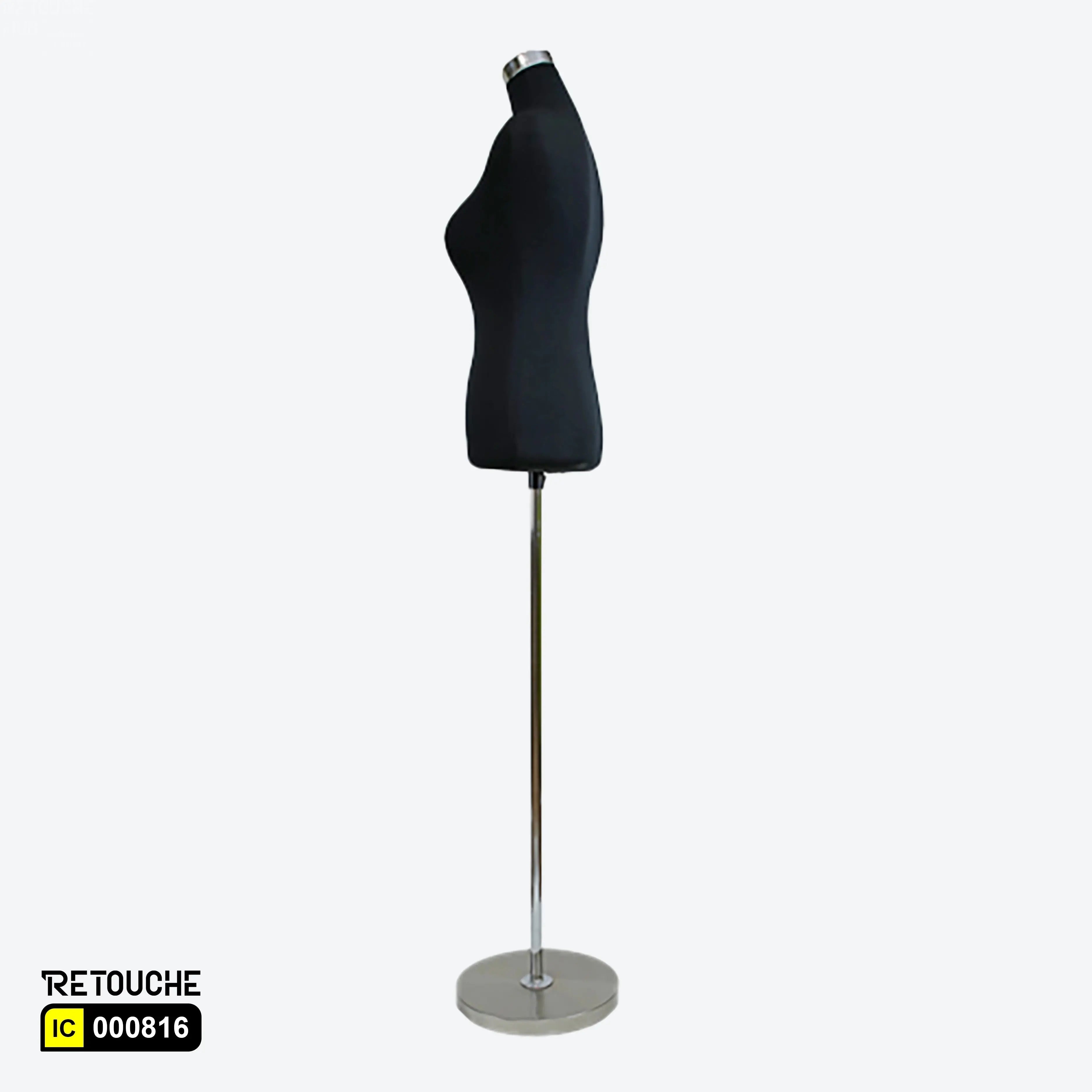 Female Mannequin, Bust with Stand (Aj-37 Blk) - Retouche Hub General Trading LLC®