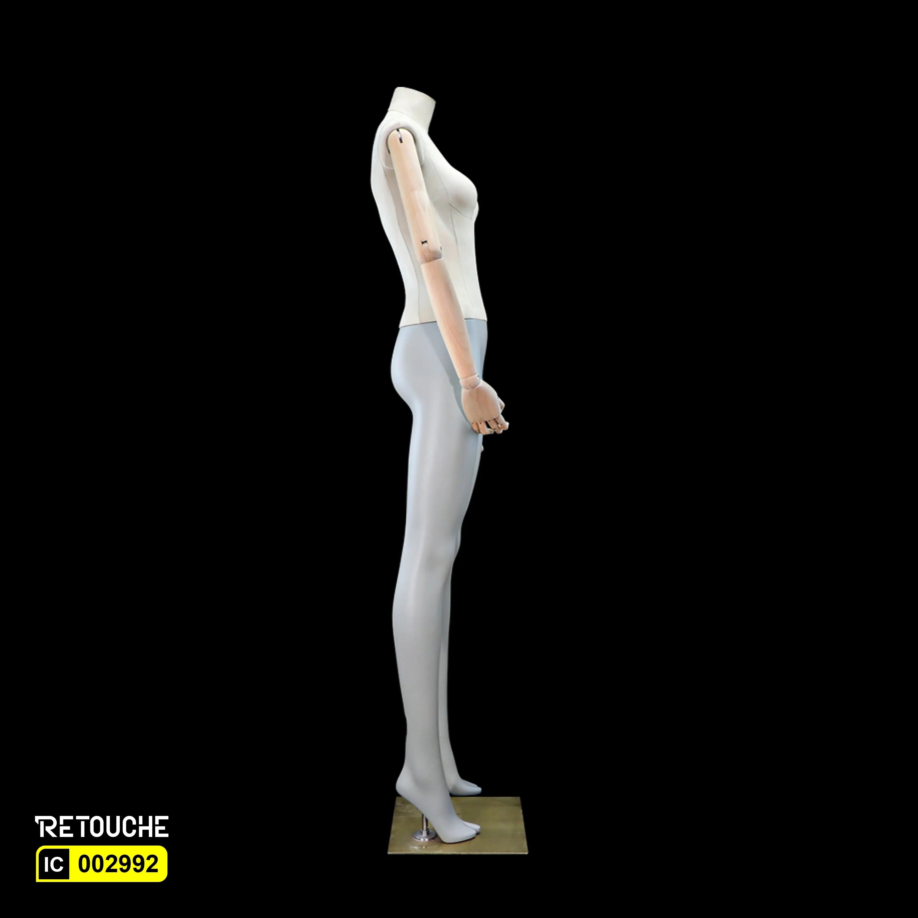 Female Mannequin, Flexible Wooden Arms - Retouche Hub General Trading LLC®