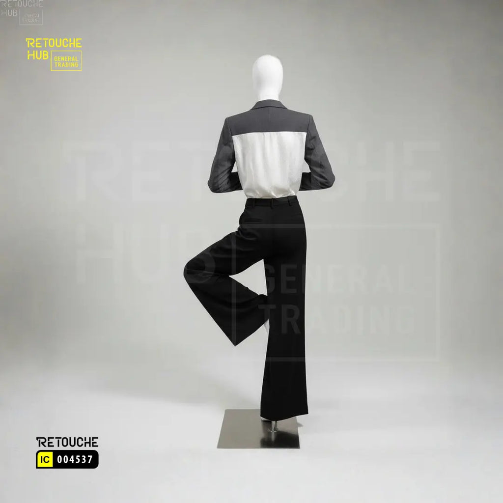 Fiberglass Female Mannequin | Yoga Pose | White Color Retouche Hub General Trading L.L.C