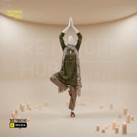 Fiberglass Female Mannequin | Yoga Pose | White Color Retouche Hub General Trading L.L.C