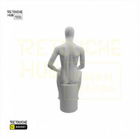 Fiberglass Male Mannequin | Seated Pose | Egg Face | Black Retouche Hub General Trading L.L.C