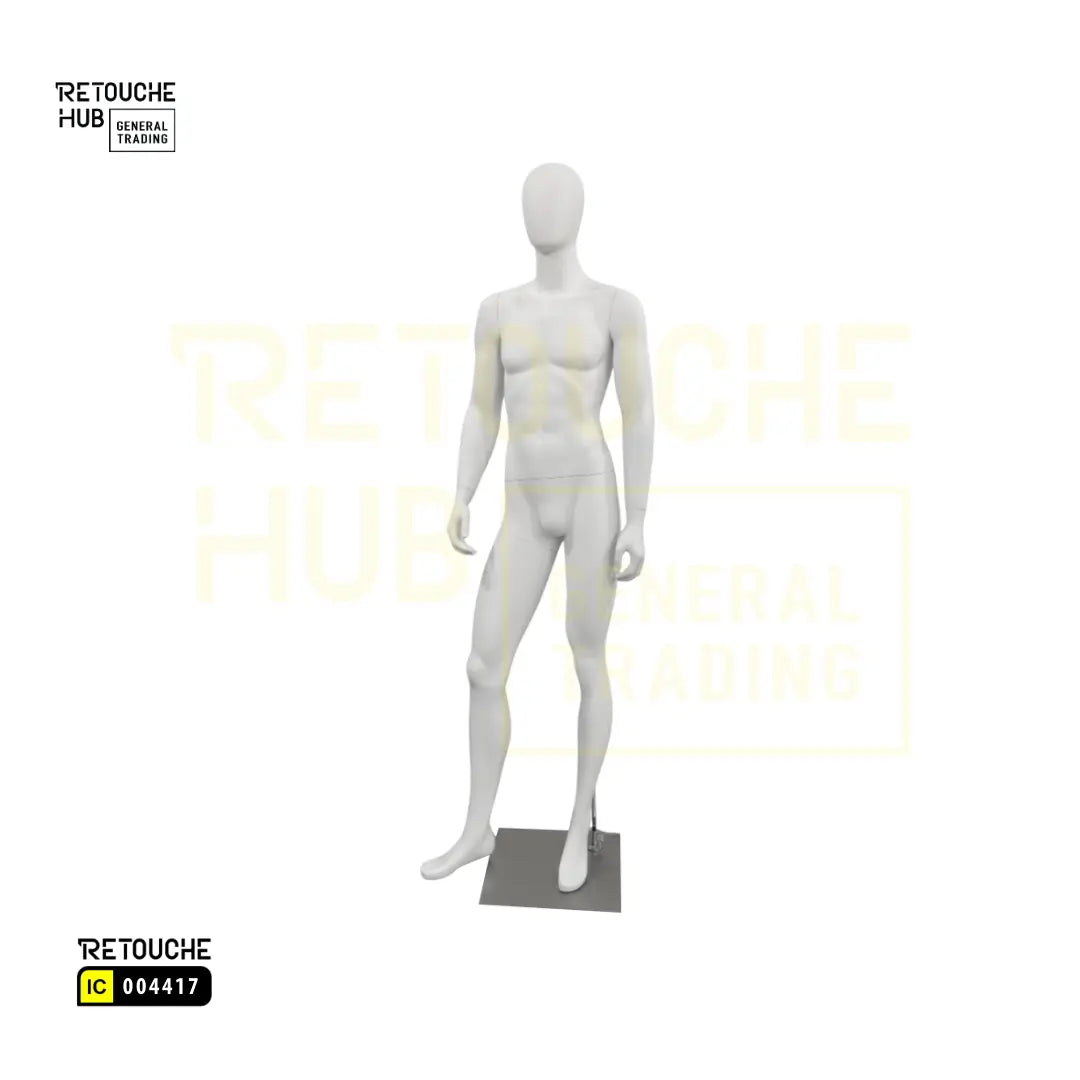 Fiberglass Male Mannequins | Full Body | Egg Face Retouche Hub General Trading L.L.C