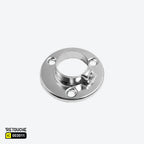 Flange, Fit for 25mm Round tube ,Metal, Chrome Round Tube & Accessories